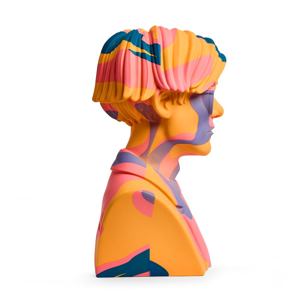 Andy Warhol 12" Bust - Orange Camouflage