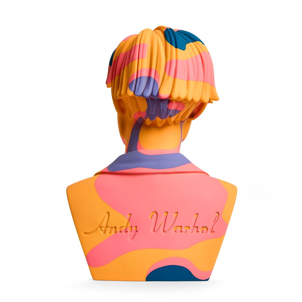 Andy Warhol 12" Bust - Orange Camouflage