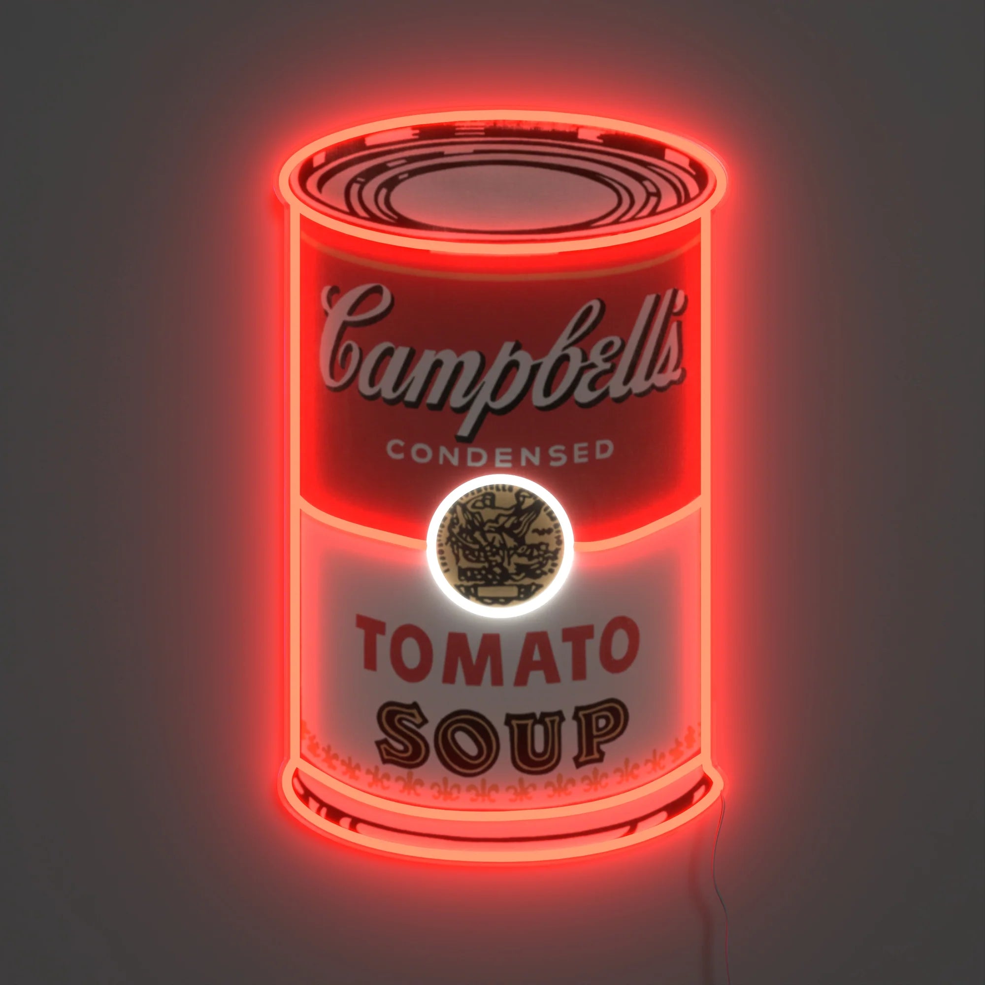 Campbell's Soup Can by Andy Warhol Neon Sign